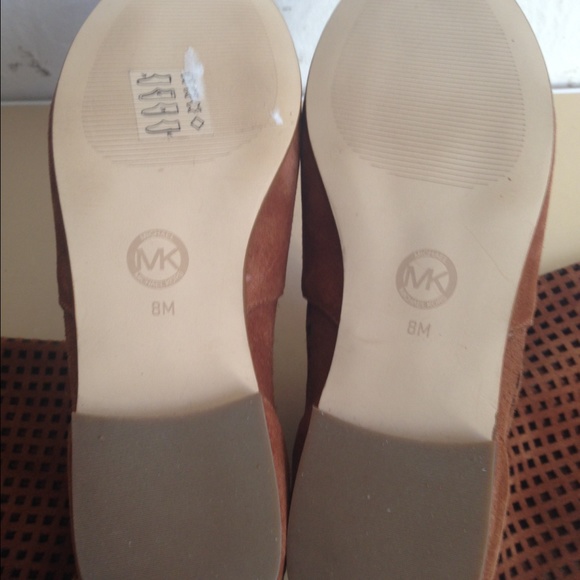 Michael Kors Suede Brown Graham Boots - Picture 3 of 4